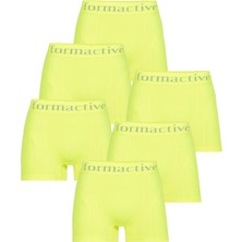 Formactive Microfiber Likralı Sentetik Yapılı Erkek Spor Dikişsiz Boxer 6lı Set