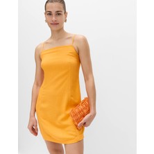 Marks & Spencer Keten Karışımlı Elbise