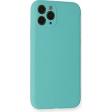 Eco Port Apple Iphone 11 Pro Kılıf Nano Içi Kadife Silikon - Turkuaz