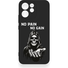 Vip Case Oppo Reno 15F Uyumlu No Pain No Gain Desenli Silikon Kılıf