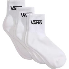 Vans VN000QBWWHT1 Classic Half Crew Çorap Beyaz