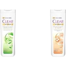 Clear Kepeğe Karşı Etkili Şampuan Bitkisel Sentez Aloe & Çay Ağacı Yağı 350 Ml(2) Clear Kil Terapisi Arınmış ve Yumuşak Saçlar Kepeğe Karşı Etkili Şampuan 350 Ml(1)
