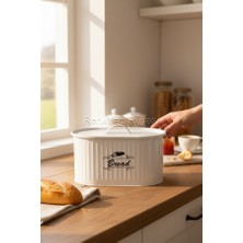 Renk Yapı Rüyası Metal Paslanmaz Kapaklı Statik Boyalışık Ekmeklik Ekmek Kutusu GENİŞLİK32CM DERİNLİK19CM YÜKSEKLİK15CM
