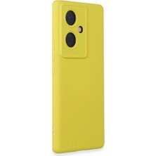 Eco Port Vivo V29 Lite Kılıf Nano Içi Kadife Silikon - Sarı