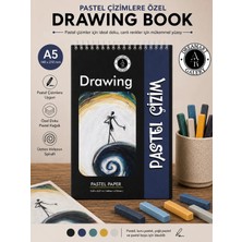 Dream Art Galery, Pastel Çizim Defteri Sketchbook, Sketchpad, Eskiz Defteri, A/5 Boyutunda