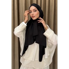 İmaj Butik Siyah Kristal Abiye Şal
