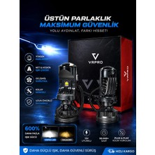 Fortico H4 Mercekli Ultra LED Xenon Far Ampulü 120W 25.000 Lümen Canbus Uyumlu Premium Beyaz Işık (2’li Set)
