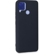 Eco Port Realme C15 Kılıf Nano Içi Kadife Silikon - Lacivert