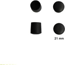 Vavis Yuvarlak Profil Dış Tapa 21 mm 4 Adet