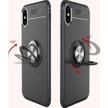 Eco Port Apple Iphone Xs Max Kılıf Range Yüzüklü Silikon - Mavi