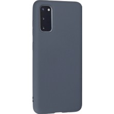 Eco Port Samsung Galaxy S20 Kılıf Nano Içi Kadife Silikon - Gri