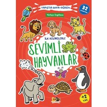 Vavis Ilk Kelimelerle Sevimli Hayvanlar Yapıştır-Boya-Öğren