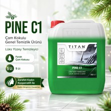 Titan Pine C1 Çam Kokulu Genel Temizlik ve Lüks Yüzey Temizleyici 5 L