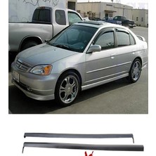 Honda Civic 2004-2005 Sedan Vtec 2 Plastik Boyasız Yan Marşpiyel