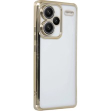 Eco Port Xiaomi Redmi Note 13 Pro Plus Kılıf Razer Lensli Silikon - Gold