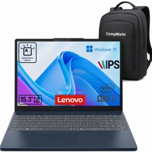Lenovo Ideapad Slim 3 Intel Core I7 13620H 16GB 1tbb SSD Windows 11 15.3" Wuxga Taşınabilir Bilgisayar 83K10060TR Compmarktçanta