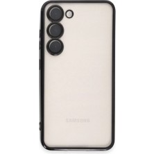 Eco Port Samsung Galaxy S23 Plus Kılıf Razer Lensli Silikon - Siyah