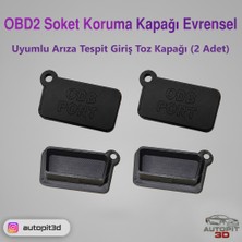 AutoPit 3D Evrensel Obd-Iı Soket Koruma Kapağı / Obd Teşhis Soketi Kapağı