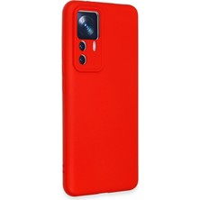 Eco Port Xiaomi Mi 12T Pro Kılıf Nano Içi Kadife Silikon - Kırmızı