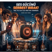 Fortico Kablosuz Bluetooth Hoparlör G-444TAŞINABILIR Fm Radyo USB Tf Kart Destekli Bisiklet Motosiklet Uyumlu Outdoor Ses Sistemi