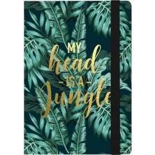 Legami Jungle 120 gr. Beyaz Kağıt Çizgili Defter