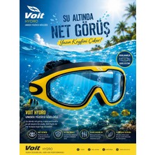 Voit Hydro Yüzücü Gözlüğü Sarı - Siyah