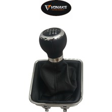 Vw Tiguan 5n 07-11 6 Ileri Yeni Nesil Körüklü Vites Topuzu Krom Siyah 5N0711113