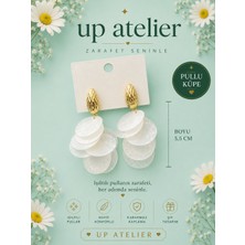 Up Atelier Plaj Modası Pullu Küpe