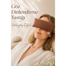 Karabuğday Dolgulu Göz Dinlendirme Yastığı Çıkarılabilir Yıkanabilir Kılıflı Göz Yastığı