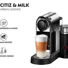 Nespresso Citiz Platinium C145 & Aeroccino 3 Süt Köpürtücülü Set