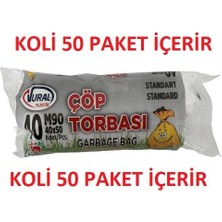 Selanikli Ticaret Çöp Torbası Mını 40*50 cm Kolı 50*40'lı Pk Deiplast & Vural & Roll-Up & Canhome