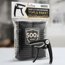 Lastvoice Midex LCT-90BK-500X Kapo 500'LÜ Toptan Capo Gitar Bağlama