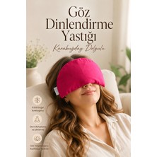 Sacce Scarves & Accessories Karabuğday Dolgulu Göz Dinlendirme Yastığı Çıkarılabilir Yıkanabilir Çift Kat Müslin Kılıflı Meditasyon Yastığı