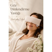 Karabuğday Dolgulu Göz Dinlendirme Yastığı Çıkarılabilir Yıkanabilir Kılıflı Göz Yastığı