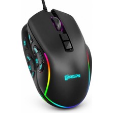 Skygo Rgb Gaming Mouse 12800 Dpi 10 Tuş Makro 1000Hz Siyah X9