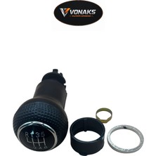 Vw Golf 4 Mk4 Bora 98-04 6 Ileri Dar Tip Dizel Siyah Kapaklı Vites Topuzu Kafası 1J0711113