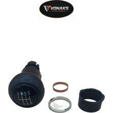 Vw Golf 4 Mk4 Bora 98-04 6 Ileri Geniş Tip Benzinli Vites Topuzu Kafası Siyah 1J0711113