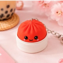 Said3D Dumpling Çin Mantısı Clicker Anahtarlık