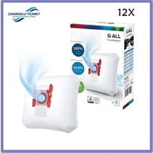 Çınaroğlu Ticaret  Bosch Uyumlu Ultra 13 Silence Süpürge Type G All Toz Torbası 12 Adet Kutulu