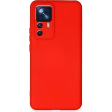 Lims Store Newface Xiaomi Mi 12T Pro Kılıf Nano Içi Kadife Silikon - Kırmızı