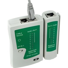 Fully Rj 45 / Rj 11 Test Aleti Cat5 Cat6 Uzun Mesafe Kablolar Için Hızlı Kontrol Cihazı