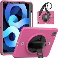 Lims Store Newface Apple iPad Pro 11 (2020) Kılıf Strap-C Otterbox Tablet Kapak - Pembe