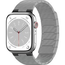 Lims Store Movenchy Apple Watch 45MM Carbon Steel Kordon - Yıldız Işığı