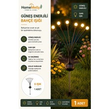 Btm Home Solar Bahçe Lambası Güneş Enerjili Dekoratif Bahçe Aydınlatması LED Çim Işığı