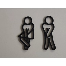 Safedock Wc Tabelası Kadın-Erkek Set