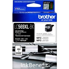 Brother LC569XLBK 2400 Sayfa Siyah