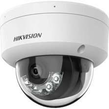 Hikvision Hıkvısıon DS-2CD1141G2-LIUF 4mpix, 2,8mm Lens, H265+, Hybrid Light,  20MT Gece Görüşü, Poe, Mikrofonlu Dome Ip Kamera