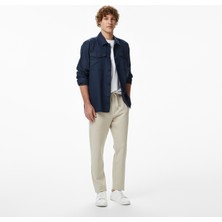 Nautica Erkek Bej Slim Fit Pantolon