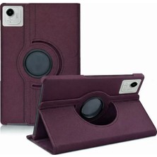 Lims Store Newface Huawei Honor Pad X9A 360 Tablet Deri Kılıf - Mürdüm