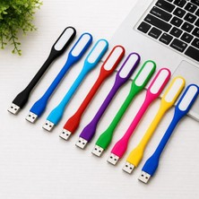 Gaman Çok Renkli(9 Renk) Esnek Taşınabilir USB Kitap Okuma Aydınlatma Ledi Gece Lambası Leptop-Notebook Uyumlu